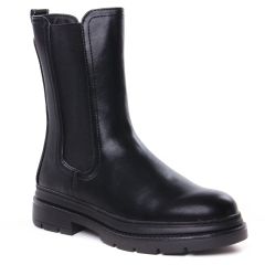 Chaussures femme hiver 2022 - boots élastiquées tamaris noir