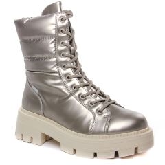 boots-fourrees beige doré: même style de chaussures en ligne pour femmes que les Xti