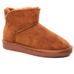 boots-fourrees marron: même style de chaussures en ligne pour femmes que les Rieker