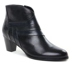 boots-talon noir marine: même style de chaussures en ligne pour femmes que les Les Tropéziennes
