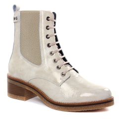 Dorking D8866 Porcelaine : chaussures dans la même tendance femme (bottines-a-lacets beige creme) et disponibles à la vente en ligne 