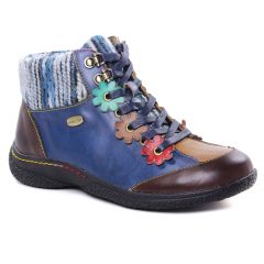 bottines-a-lacets bleu: même style de chaussures en ligne pour femmes que les Tamaris