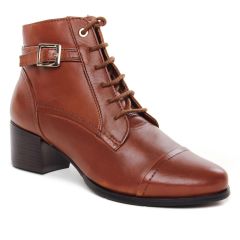 bottines-a-lacets marron: même style de chaussures en ligne pour femmes que les Kok And Koon