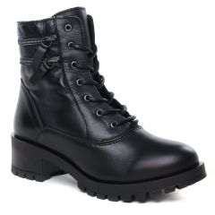 Scarlatine Dania 2 Noir : chaussures dans la même tendance femme (bottines-a-lacets noir) et disponibles à la vente en ligne 