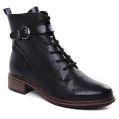Tamaris 25856 Black Leather : chaussures dans la même tendance femme (bottines-a-lacets noir) et disponibles à la vente en ligne 