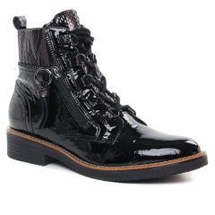Fugitive Genete Noir : chaussures dans la même tendance femme (bottines-a-lacets noir vernis) et disponibles à la vente en ligne 