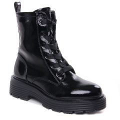 Tamaris 25226 Black Patent : chaussures dans la même tendance femme (bottines-a-lacets noir vernis) et disponibles à la vente en ligne 