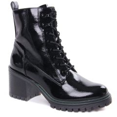 Tamaris 25241 Black Patent : chaussures dans la même tendance femme (bottines-a-lacets noir vernis) et disponibles à la vente en ligne 