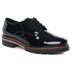 derbys noir vernis: même style de chaussures en ligne pour femmes que les Christian Pellet