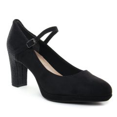 Tamaris 24409 Black Comb : chaussures dans la même tendance femme (escarpins-brides noir) et disponibles à la vente en ligne 