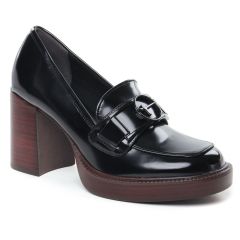 mocassins-talon-haut noir: même style de chaussures en ligne pour femmes que les Rieker