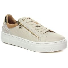 Tamaris 23313 Ivory Nut Comb : chaussures dans la même tendance femme (tennis beige creme) et disponibles à la vente en ligne 