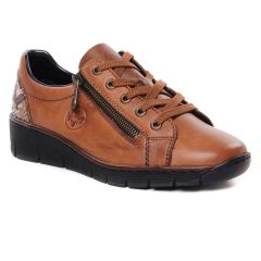 Rieker 53702-22 Muscat : chaussures dans la même tendance femme (tennis marron) et disponibles à la vente en ligne 