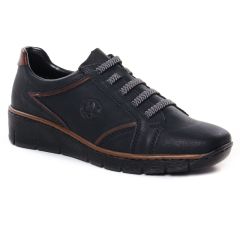 Rieker 53756-00 Schwarz : chaussures dans la même tendance femme (tennis noir) et disponibles à la vente en ligne 