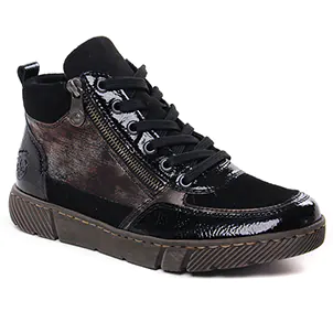 baskets-fourrees noir multi même style de chaussures en ligne pour femmes que les  Rieker