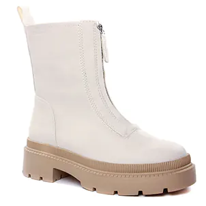 boots blanc beige même style de chaussures en ligne pour femmes que les  Tamaris