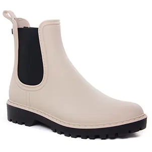 Tamaris 25359 Ivory Black : chaussures dans la même tendance femme (boots-chelsea beige ivoire) et disponibles à la vente en ligne 