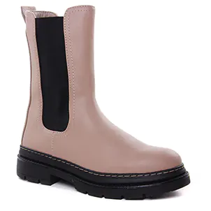 boots-chelsea beige taupe même style de chaussures en ligne pour femmes que les  Scarlatine