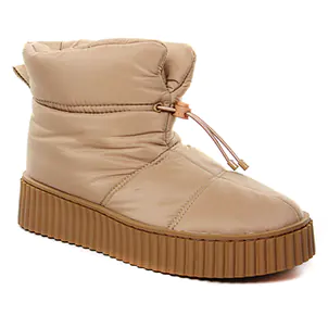 boots-fourrees beige: même style de chaussures en ligne pour femmes que les Tamaris