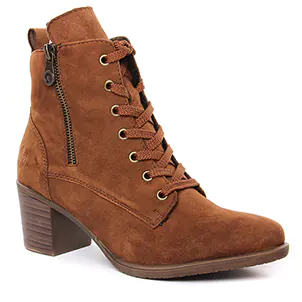 boots marron même style de chaussures en ligne pour femmes que les  Rieker