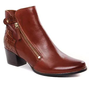 boots-talon marron même style de chaussures en ligne pour femmes que les  Fugitive