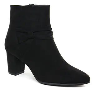 Chaussures femme hiver 2022 - boots talon marco tozzi noir