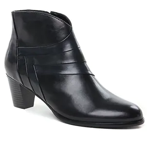 boots-talon noir marine même style de chaussures en ligne pour femmes que les  Regarde Le Ciel