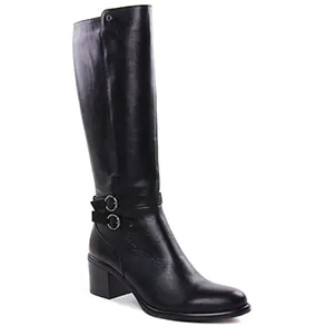 bottes-talon noir même style de chaussures en ligne pour femmes que les  Tamaris
