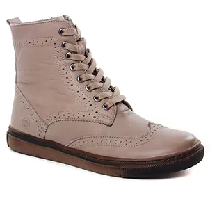 bottines-a-lacets gris beige même style de chaussures en ligne pour femmes que les  Tamaris