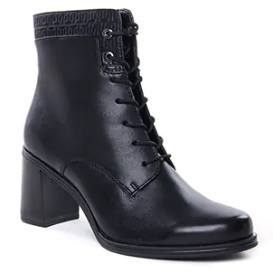 bottines-a-lacets noir même style de chaussures en ligne pour femmes que les  Rieker