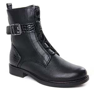 bottines-a-lacets noir: même style de chaussures en ligne pour femmes que les Xti