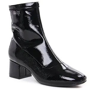 bottines-talon noir vernis même style de chaussures en ligne pour femmes que les  Les Tropéziennes