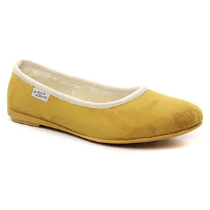 Maison De L'espadrille 6049-5 Jaune : chaussures dans la même tendance femme (chaussons jaune) et disponibles à la vente en ligne 