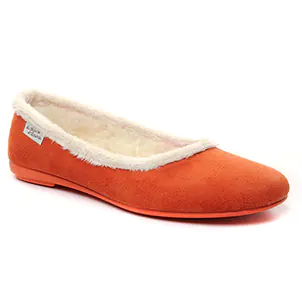 Maison De L'espadrille 6049-5 Orange : chaussures dans la même tendance femme (chaussons orange) et disponibles à la vente en ligne 