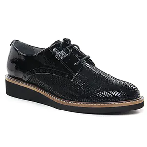 derbys-talons-compenses noir même style de chaussures en ligne pour femmes que les  Mamzelle