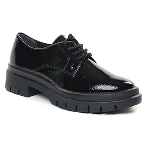 derbys-talons-compenses noir vernis même style de chaussures en ligne pour femmes que les  Fugitive