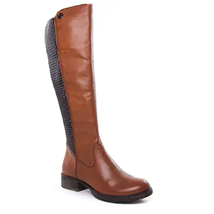 Chaussures femme hiver 2022 - bottes confort rieker marron noir