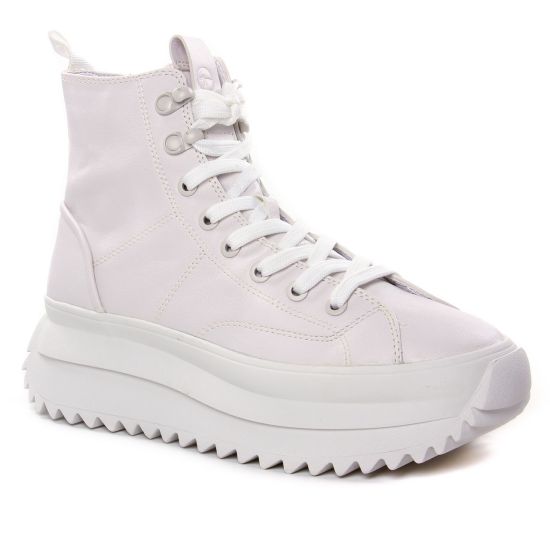 Tennis Et Baskets Mode Tamaris 25888 White Uni, vue principale de la chaussure femme
