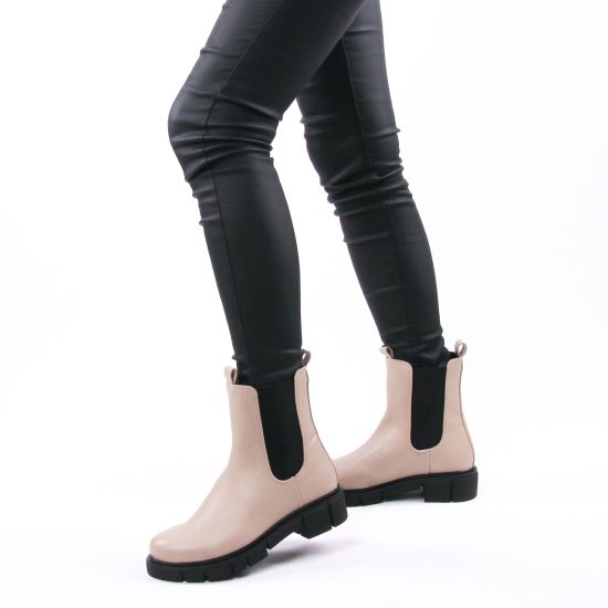 Chaussures femme hiver 2022 - boots élastiquées marco tozzi blanc ivoire