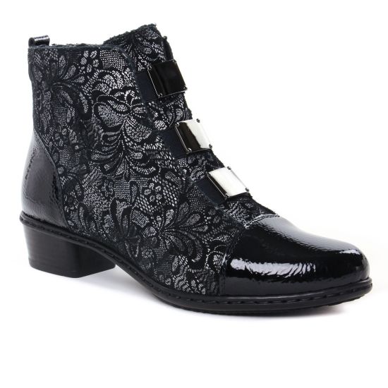 Bottines Et Boots Rieker Y07C9-00 Black, vue principale de la chaussure femme