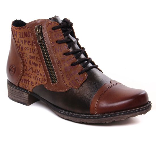 Bottines Et Boots Remonte D4378-22 Chestnut Antic, vue principale de la chaussure femme
