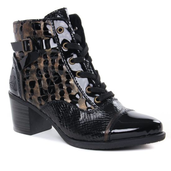 Bottines Et Boots Rieker Y2032-00 Schwarz-Antik, vue principale de la chaussure femme