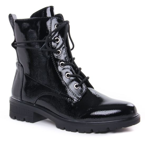 Bottines Et Boots Tamaris 25280 Black Patent, vue principale de la chaussure femme