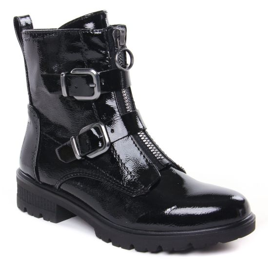 Bottines Et Boots Tamaris 25414 Black Patent, vue principale de la chaussure femme