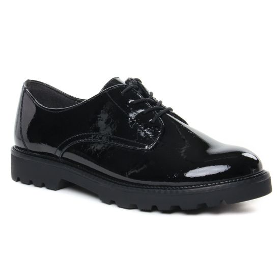 Chaussures À Lacets Tamaris 23605 Black Patent, vue principale de la chaussure femme