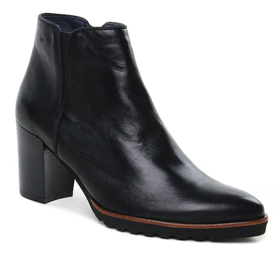 Bottines Et Boots Dorking D7224 Noir, vue principale de la chaussure femme