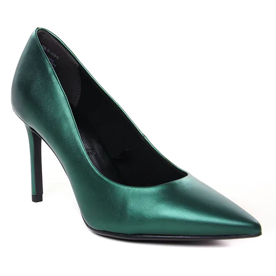 Escarpins Tamaris 22423 Green Metallic, vue principale de la chaussure femme