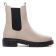 boots élastiquées blanc ivoire mode femme automne hiver 2022 vue 2