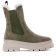 boots élastiquées vert olive mode femme automne hiver 2022 vue 2