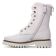 boots fourrées blanc mode femme automne hiver vue 3